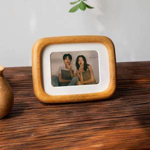 Wooden Rectangular Photo <b>Frame</b> Minimalist Design Tabletop Display Durable Horizontal Picture <b>Frame</b> for Home Office Decor - Product Image 6