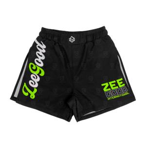 Shorts de combat MMA 2-en-1 personnalisés par sublimation avec doublure de compression intégrée, légers, respirants, pour grappling et No-Gi - Product Image 1