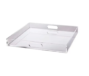 Plateau de service rétractable artisanal en acrylique moderne à thème fruité avec poignée en corde, ustensile de cuisine décoratif Skill Artisan SA 1015 - Product Image 3