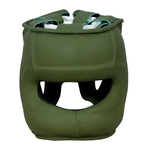 Casque de boxe unisexe pour adultes en cuir réglable, respirant, résistant à l'eau, équipement de sécurité avec fermeture auto-agrippante pour MMA et Kickboxing - Product Image 1