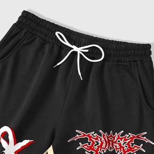 Survêtement graphique Flame Star imprimé DTG, sweat à capuche et pantalon évasé, streetwear premium unisexe, mode automne pour homme et femme - Product Image 5