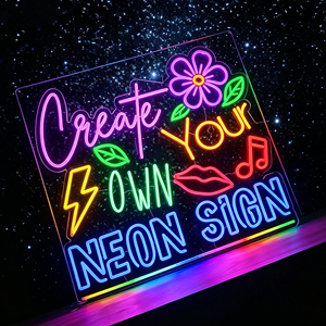 Customized Waterproof IP67 Rated LED Neon Sign Wall-mounted Illuminated Letters with UV Printing for Party Use - Product Image 2