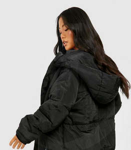 Veste courte matelassée pour femme, veste d'hiver rembourrée - Product Image 2