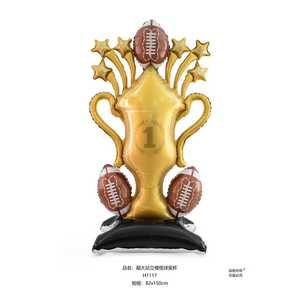 Customized OEM ODM Standing Large <b>Rugby</b> <b>Trophy</b> Manufacturer Bespoke Sports Award for Schools and Club Tournaments - Product Image 1