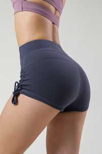 Shorts de yoga sans couture taille haute personnalisés en gros, respirants, effet froncé aux fesses, pour la gym, le fitness et la course à pied - Product Image 6