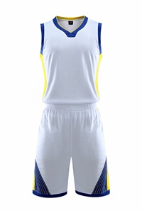 Ensemble de maillots de basket-ball professionnels personnalisés, séchage rapide, respirant, imprimé, technologie de sublimation, 100% polyester, personnalisé - Product Image 3