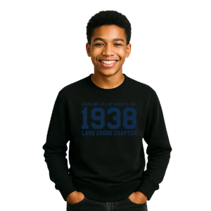 เสื้อสเวตเชิ้ตลายกราฟิกสีดำสำหรับเด็กผู้ชาย ปี 1938 เสื้อแขนยาวลำลอง สตรีทแวร์สำหรับทุกวัน เสื้อผ้าสไตล์ไลฟ์สไตล์ที่สวมใส่สบาย - Product Image 1