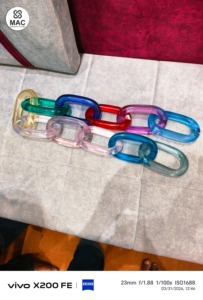 Cadena de Eslabones de Resina Epoxi Transparente Grande y Colorida para Decoración de Pared, Proyectos DIY, Cortina Divisoria de Habitación con Diseño de Ángel Personalizable - Product Image 6