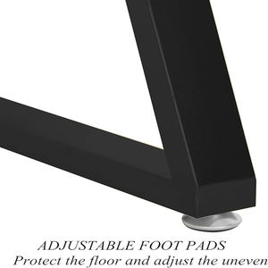 Pieds de table en métal en forme de X de 28 pouces, pieds de table à manger en acier robuste, base de meubles DIY pour bureau, table basse, noir EDPTBL001 - Product Image 6