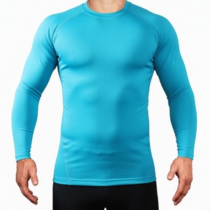 Wholesale Men's <b>Compression</b> <b>Shirt</b> Long Sleeve Athletic Base Layer Workout T-<b>Shirt</b> for Gym Running Fitness - Product Image 5