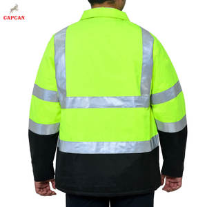 Chaqueta de Trabajo para Hombre, Cómoda, de Corte Duradero, Alta Visibilidad, Certificada CE, Transpirable, de Poliéster, con Forma Práctica - Product Image 2