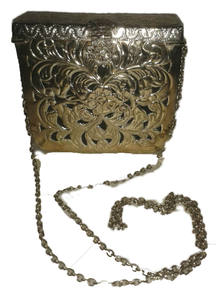 Bolso de mano vintage elegante, bolsos de novia, bolso de fiesta con cadena, bolsos de noche con cierre de solapa - Product Image 3