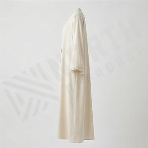 Elegante y Modesto Abaya Musulmán para Mujer, Diseño Personalizado, Transpirable, de Lujo, con Nudo Frontal, Vestido Islámico Elegante, Color Personalizado - Product Image 3