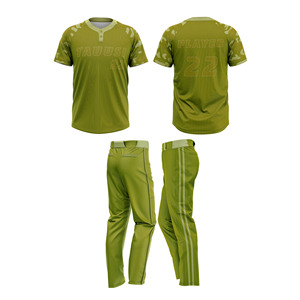 Ensemble de maillot et pantalon de baseball pour hommes, design personnalisé OEM, dernier modèle, tenue d'équipe pour jeunes hommes. - Product Image 4