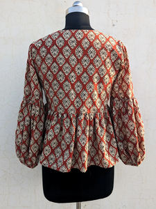 Débardeur décontracté brodé de fleurs, imprimé à la main en coton, pour les voyages, les déjeuners, les rendez-vous, méthode de tissage non tissé - Product Image 3