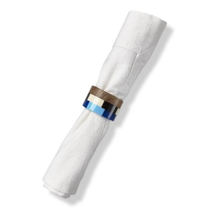 Trending Wood & Resin Napkin Ring Elegant Table Setting Accessories Wooden and Resin Napkin Ring - Product Image 2