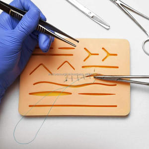 Complete Suture Practice Kit <b>Silicone</b> Training Pad Stainless Steel Surgical <b>Tools</b> for Classrooms Wholesale Supplier - Product Image 4