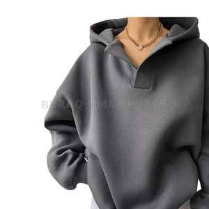 Suéter de Punto con Capucha para Mujer, Corte Holgado, Informal, para Invierno, Colores Personalizados Disponibles - Product Image 1