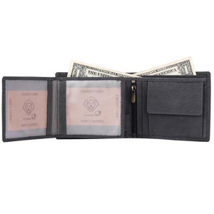 Portefeuille en cuir pour homme de qualité export avec finition haut de gamme, sécurité RFID et design compact pour un usage quotidien – En vente - Product Image 3