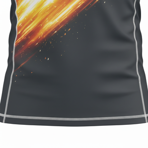 T-shirt de compression à manches courtes de qualité supérieure, sublimé, respirant, coutures durables, MMA, BJJ, surf, design personnalisé - Product Image 6