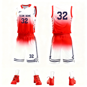 Uniforme de Baloncesto Personalizado Rosa Camuflaje Rojo y Blanco 2026, Jersey 2025, Sublimación Completa, Conjunto Deportivo Profesional HD - Product Image 4