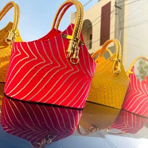 Nouveauté : Panier personnalisé, panier cadeau personnalisé, panier en corde de coton, panier Gota avec poignée dorée - Product Image 6