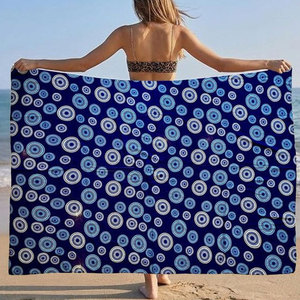 Pareo de Playa para Mujer, Ligero, de Rayón, Estampado Tropical, para Vacaciones, Venta al Por Mayor - Product Image 6