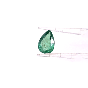 Esmeralda natural de Zambia en forma de pera de 3.22 quilates, piedra preciosa facetada suelta para la fabricación de joyas, lista para usar. - Product Image 2