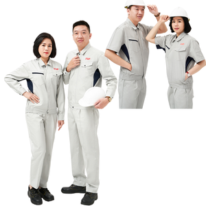 Conjunto de ropa de trabajo de alta calidad, ropa de uniforme, diseño de logotipo personalizado y construcción, industria de soldadura, transpirable para hombres y mujeres, bajo MOQ - Product Image 6
