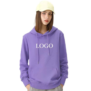 เสื้อสเวตเชิ้ตมีฮู้ดขนาดใหญ่สำหรับผู้ชาย สีพื้น ผ้าฟลีซ สวมใส่สบาย ทรงปกติ เหมาะสำหรับฤดูใบไม้ร่วง - Product Image 3