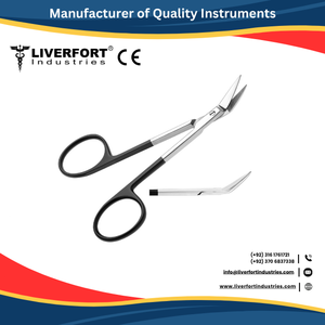 Tijeras Potts Smith de Alta Calidad, Super Corte, Anguladas, para Cirugía Plástica y Lifting Facial, Instrumentos Quirúrgicos de Acero Inoxidable, CE - Product Image 6