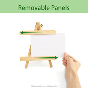 Pizarra blanca, soporte de madera, tablero de mensajes borrable, letrero para decoración de eventos, información de notas, <span class=keywords><strong>caballete</strong></span> de pizarra de escritorio - Product Image 4