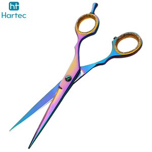 Ciseaux de coiffeur en acier inoxydable, légers, durables, personnalisables, multicolores, avec votre propre logo, meilleur fournisseur - Product Image 3