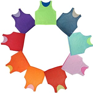 เสื้อฝึกทีมออกแบบได้ตามต้องการสำหรับบาสเก็ตบอลฟุตบอลเสื้อกั๊กฟุตบอลระบายอากาศได้ - Product Image 1