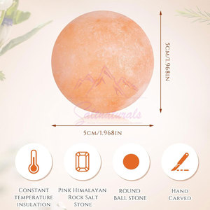 Pierres de massage en sel rose de l'Himalaya de haute qualité, thérapie de massage spa, pierres de massage en sel rose de l'Himalaya pour la relaxation - Product Image 2