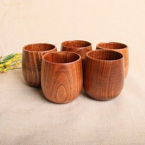 Eco Friendly Wooden Mug Handmade Solid Wood Coffee Cup Natural Finish Rustic Style Drinkware for Home Use - Product Image 3