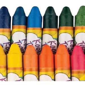 Long wax crayons Wholesale wax oil pastel crayon Children Coloring Kit Non Toxic drawing wax crayons Art colors Set