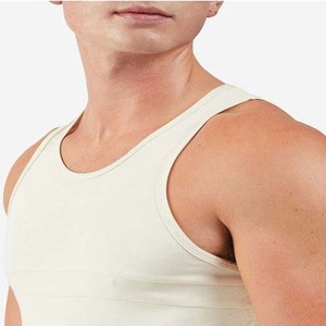 Débardeurs de sport décontractés pour hommes OEM, séchage rapide, en coton personnalisé, pour l'été - Product Image 4