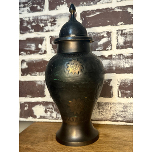 Pot à gingembre décoratif élégant en métal avec couvercle, pot à épices de luxe, récipient de rangement pour aliments, support pour pot à miel pour cuisine, à prix réduit - Product Image 6
