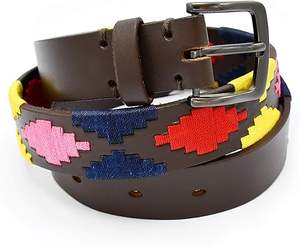 Ceinture Équestre Décontractée de Haute Qualité pour Hommes, Faite à la Main, en Cuir Véritable avec Boucle en Acier, Vente Directe Grossiste - Product Image 5
