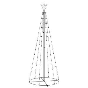 Árbol de Navidad en Forma de Cono con 100 Luces LED en Blanco Frío, Decoración de 2x6 pies para la Temporada Festiva - Product Image 3