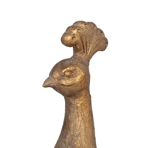 Sculpture décorative géométrique en métal, art abstrait moderne en fer, sculpture de table durable pour le bureau - Product Image 3