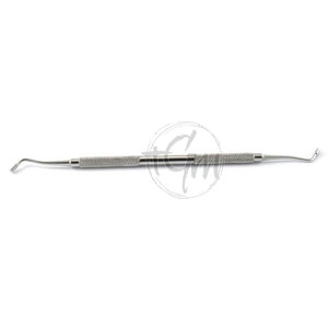 Outil dentaire en acier inoxydable à double extrémité pour le remplissage et la restauration des cavités dentaires - Product Image 2