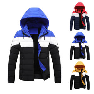 Chaqueta Acolchada para Hombre, Impermeable, Resistente al Viento, con Cierre, para Invierno, Ecológica, Antibacteriana, con Logotipo Frontal - Product Image 1