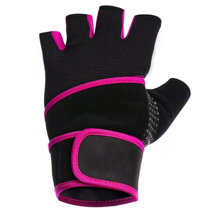 Gants de sport GEO BROTHERS mi-doigts en polyester respirant à séchage rapide avec fermeture EZ pour hommes et femmes, idéaux pour la musculation, le cyclisme et les activités de plein air - Product Image 2