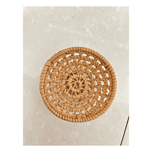 Panier et plateau en rotin tressé, fabriqués à partir de fibres de rotin durables pour organiser les objets et la présentation décorative, fabrication artisanale vietnamienne - Product Image 6