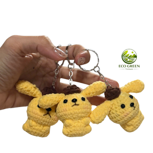 Cute Crochet Animal <b>Bag</b> Charm Handmade Amigurumi Plush Keychain Soft Toy Pendant <b>Gift</b> for Women and Children - Product Image 2