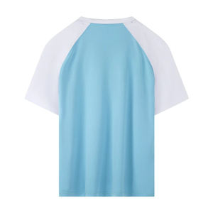 Polyester / Coton 200 g/m² Manches trois-quarts Manches raglan Garçons et filles Collège Université OEM Blanc Uni Impression personnalisée - Product Image 4