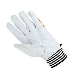 Guantes de trabajo antideslizantes al por mayor, transpirables, cómodos, de cuero, para la seguridad de las manos - Product Image 4