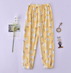 Custom Wholesale Women's Printed Flannel Pajama Pants Ladies <b>Pyjama</b> Casual Loungewear Comfortable Trousers - Product Image 1